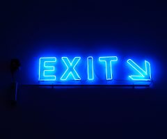 The way out is the way in – exit plan